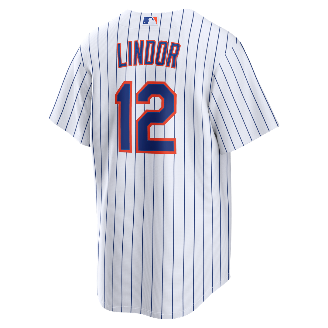 New York Mets Francisco Lindor Home Replica Jersey | White