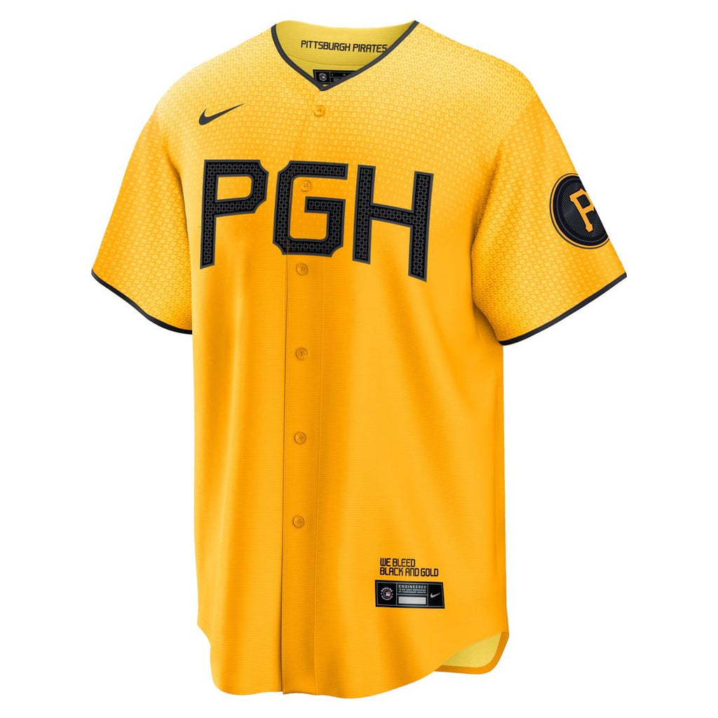 Pittsburgh Pirates City Connect Replica Jersey | Gold