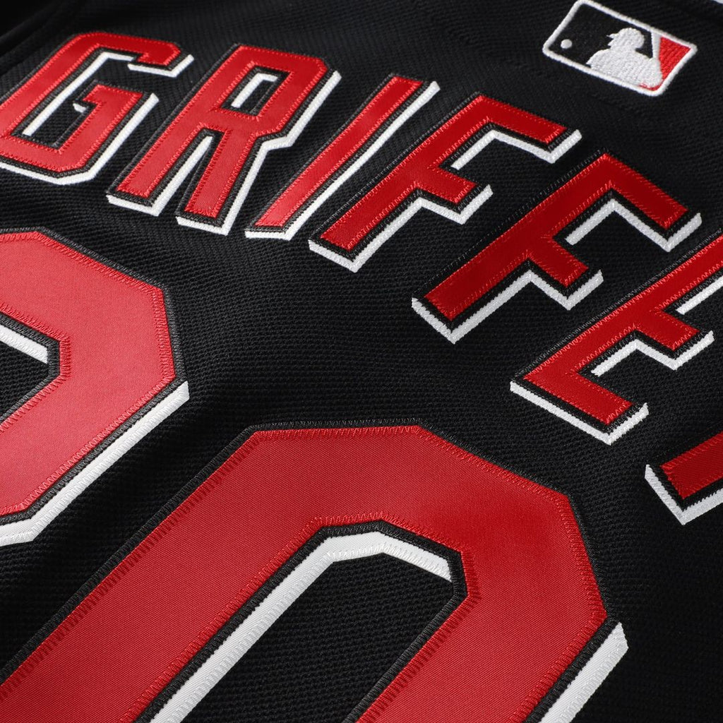 Cincinnati Reds Ken Griffey Jr. Cooperstown Authentic Mesh Batting Practice Jersey | Black