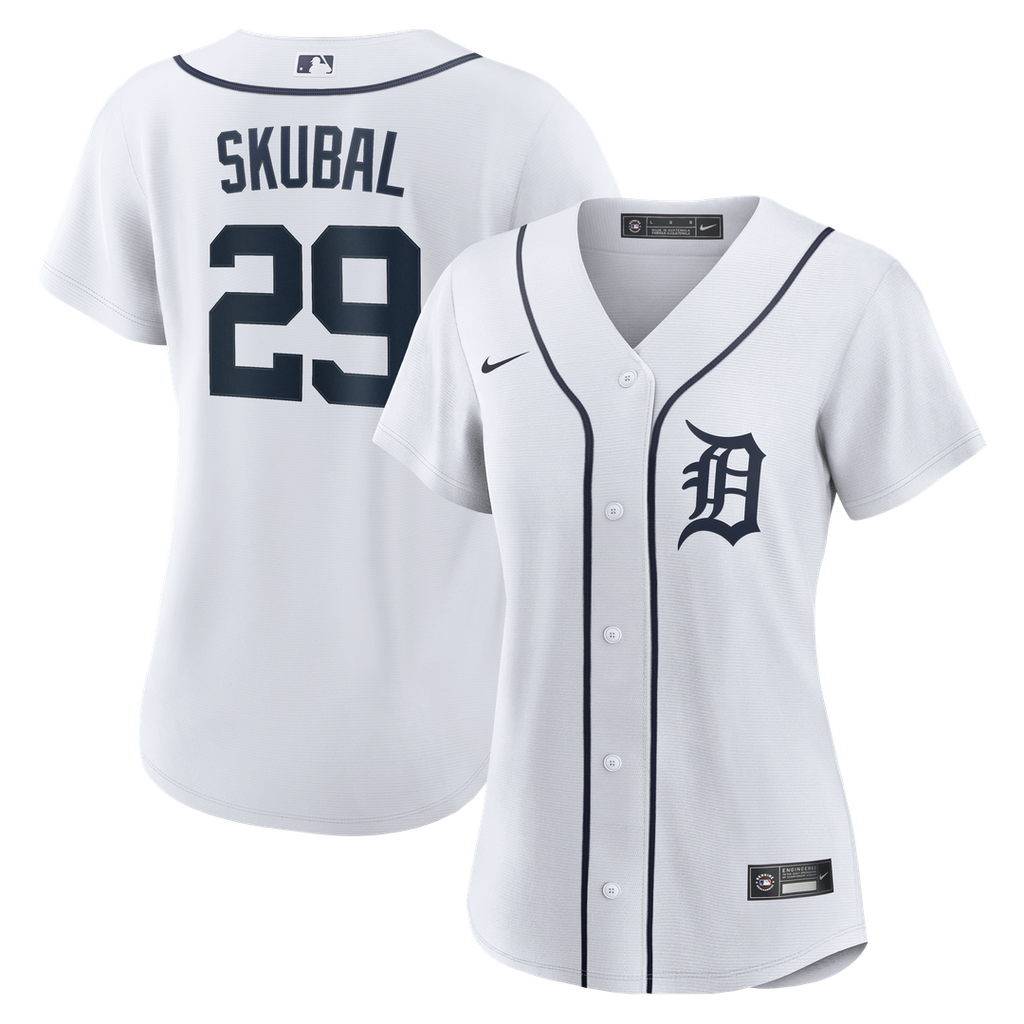 Detroit Tigers Tarik Skubal Women's Home Replica Jersey | White