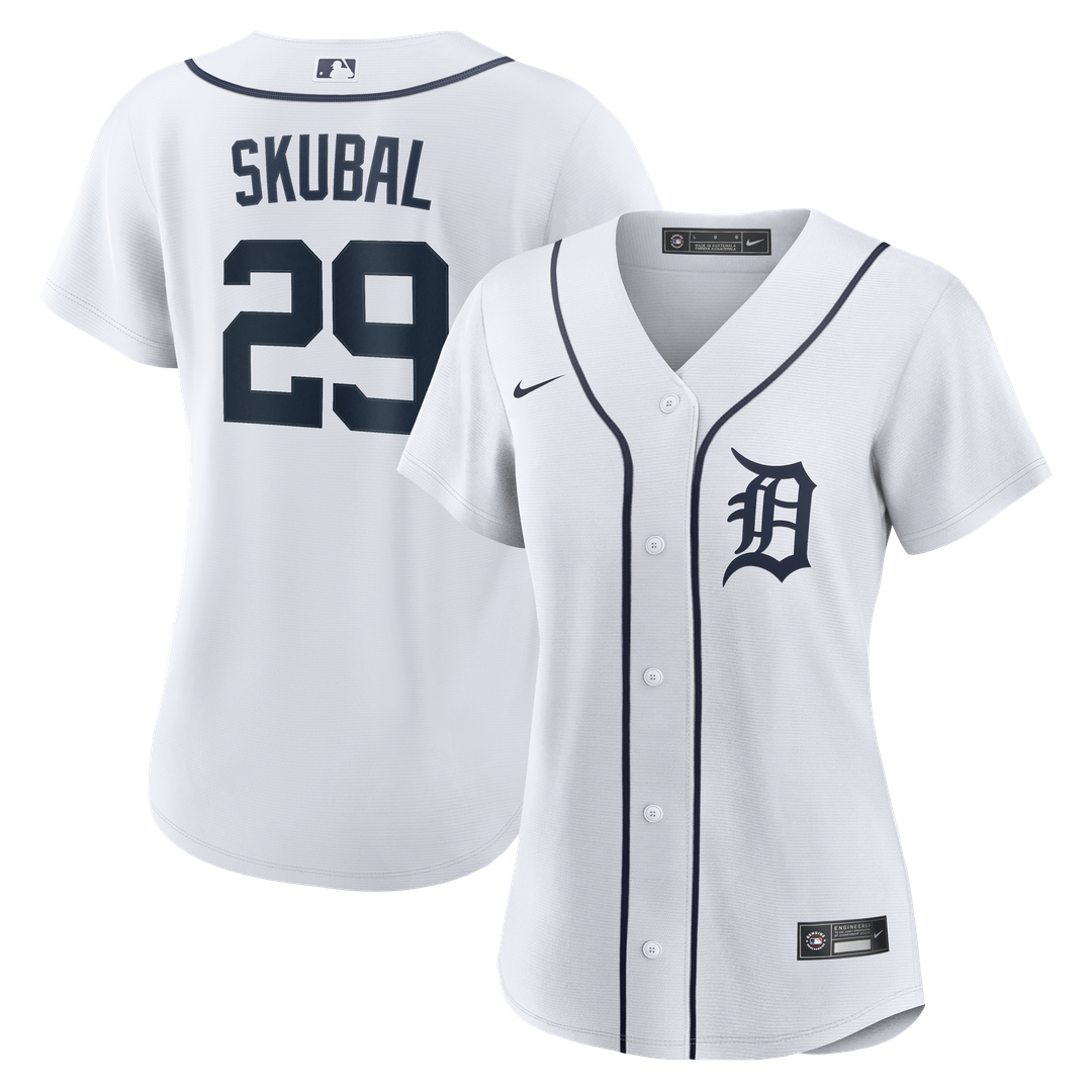 Detroit Tigers Tarik Skubal Women's Home Replica Jersey | White
