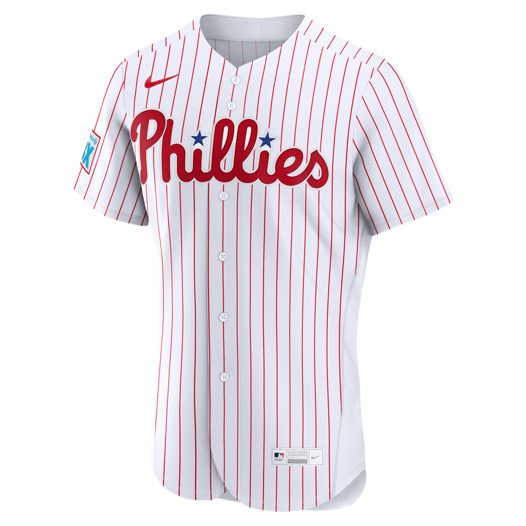 Philadelphia Phillies Bryce Harper Alternate Authentic Sponsor Patch Jersey | Light Blue