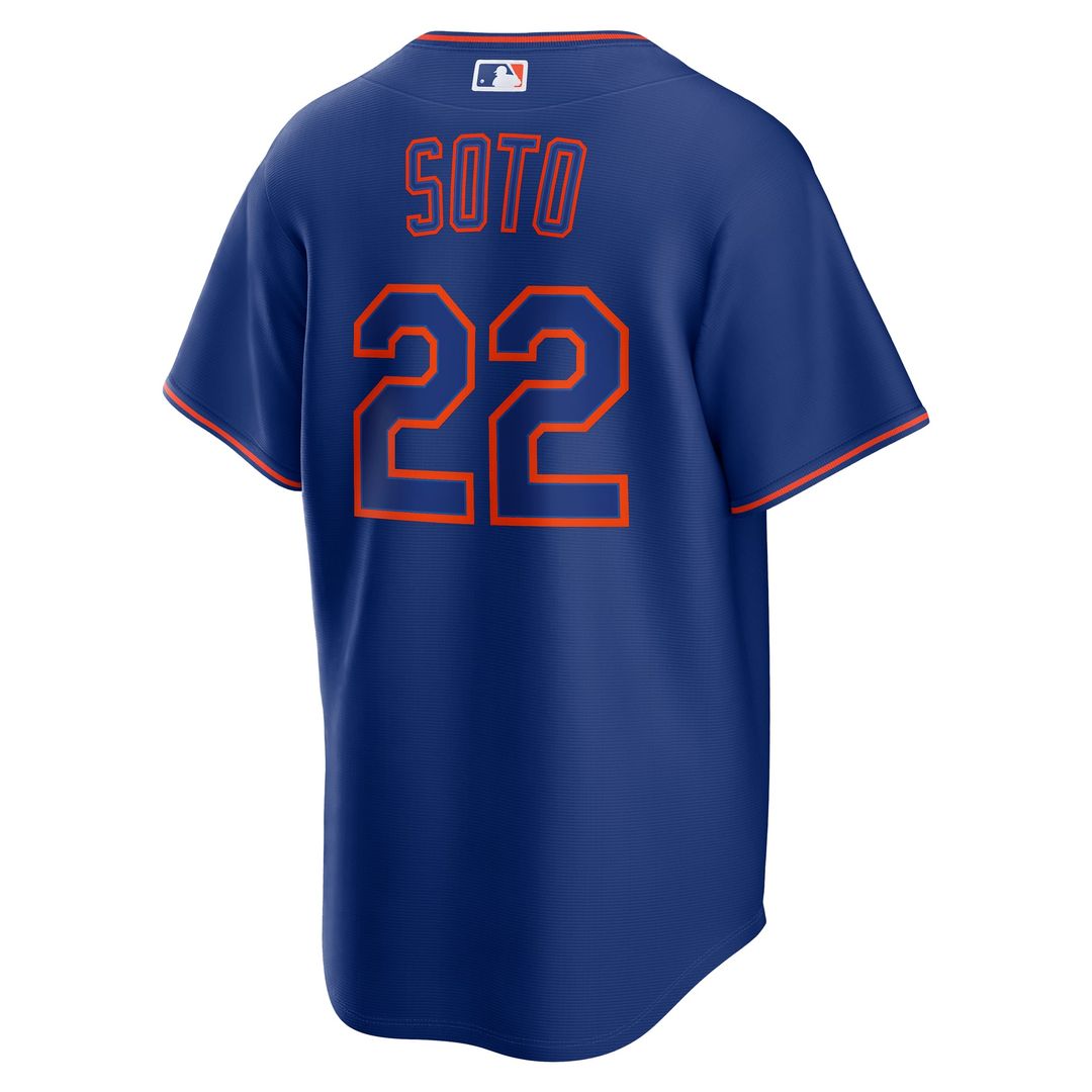 New York Mets Juan Soto Road Replica Jersey | Gray
