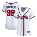 Atlanta Braves Spencer Strider Women's Home Limited Jersey | White