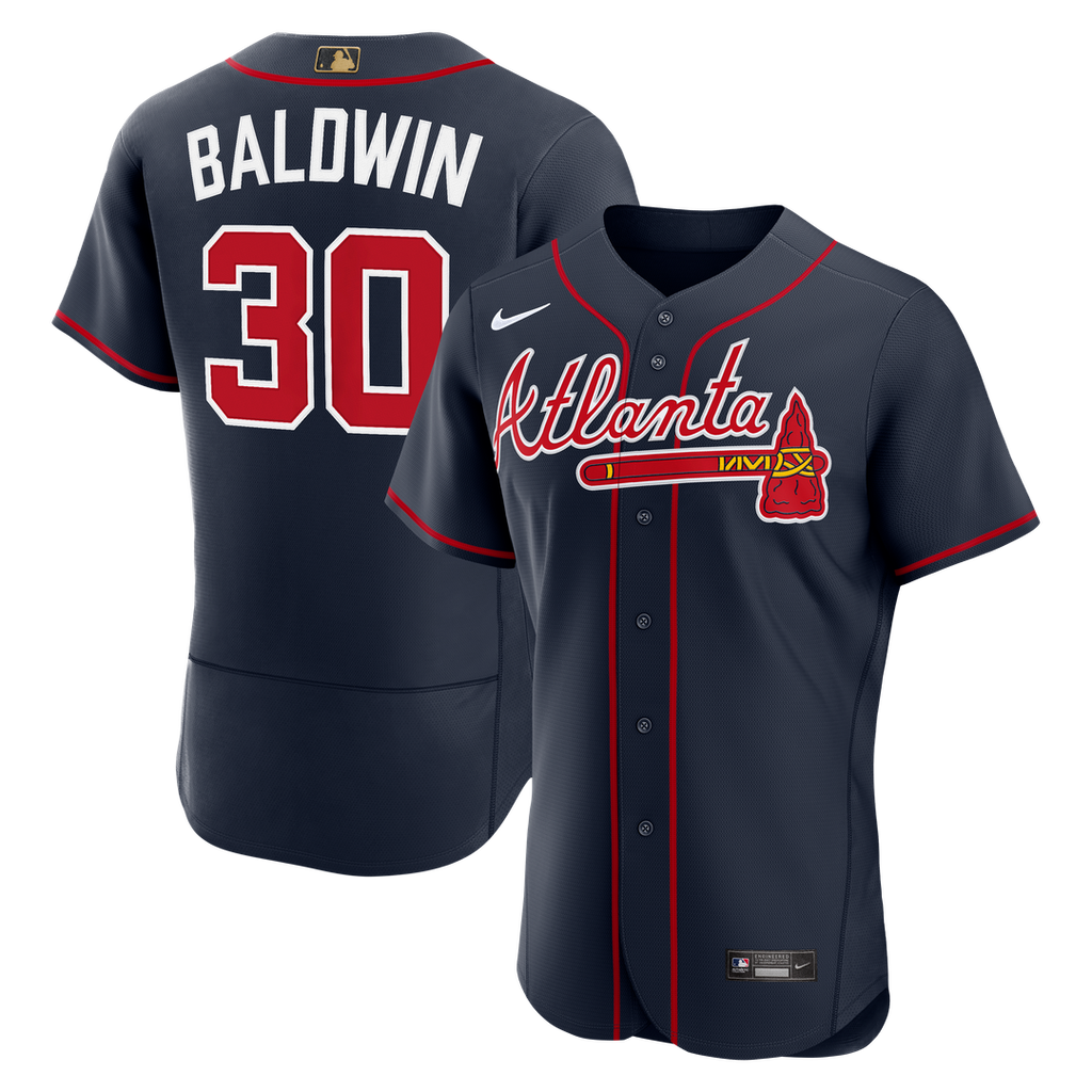 Atlanta Braves Drake Baldwin Alternate MLB Awards Authentic Jersey | Navy