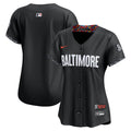 Baltimore Orioles Women's City Connect Limited Jersey | Black