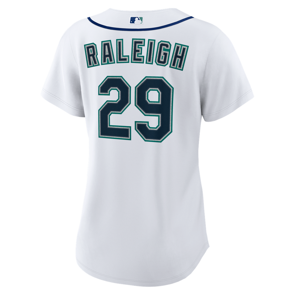 Seattle Mariners Cal Raleigh Women's Home Replica Jersey | White