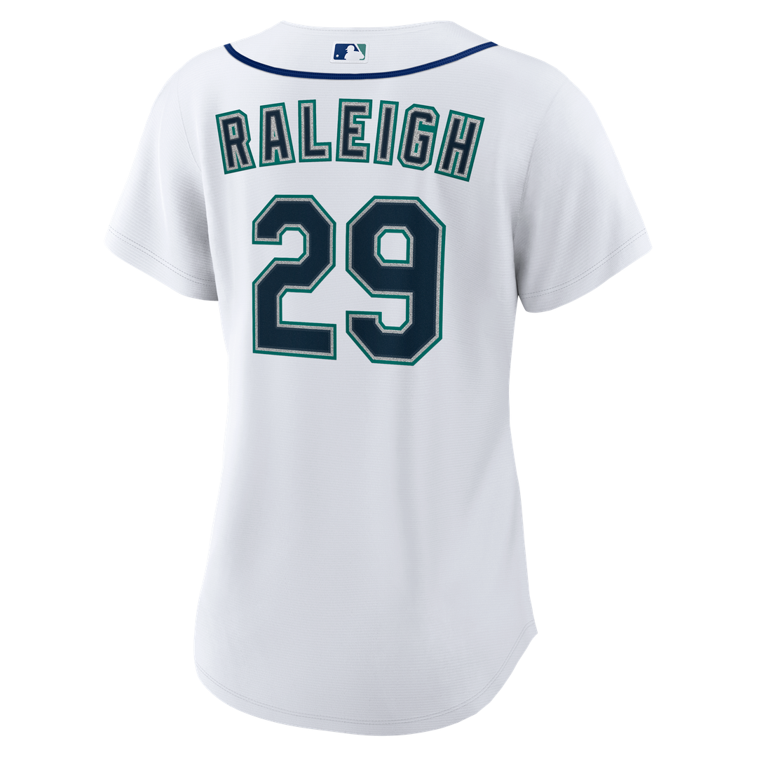 Seattle Mariners Cal Raleigh Women's Home Replica Jersey | White