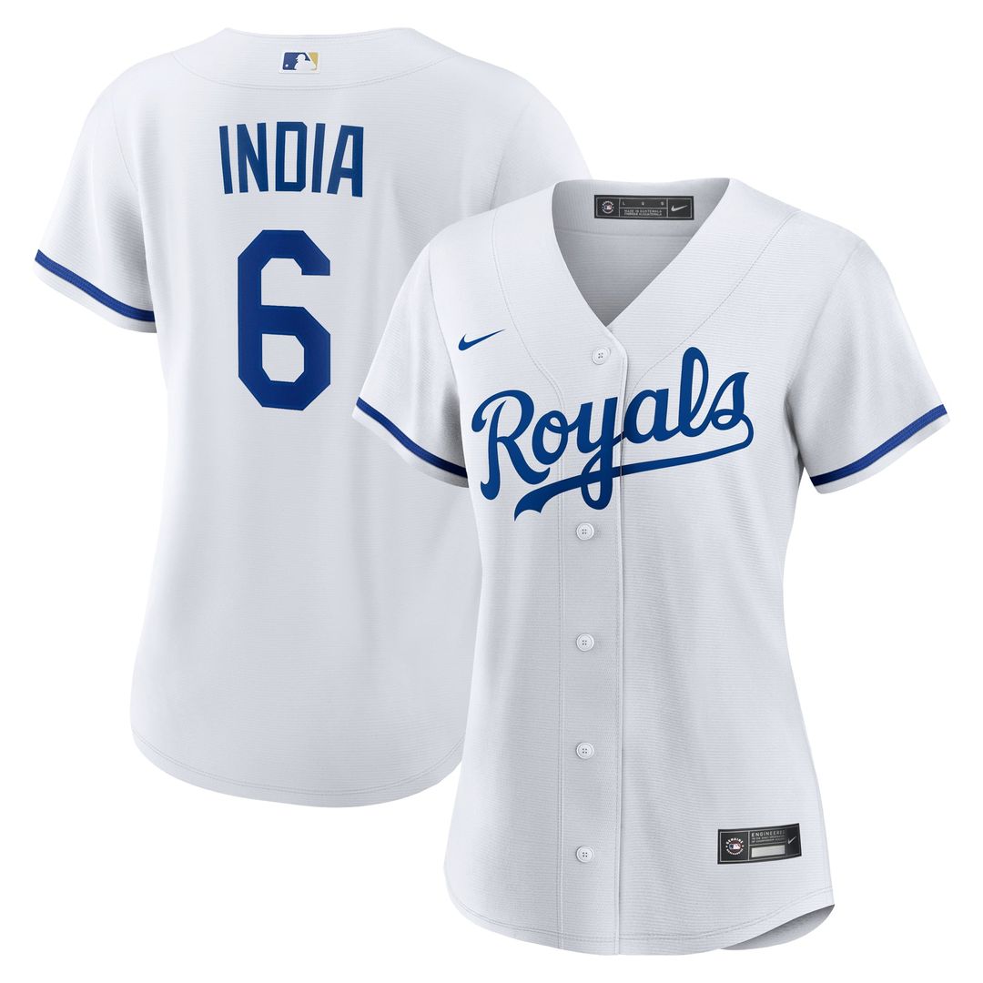 Kansas City Royals Jonathan India Women's Home Replica Jersey | White