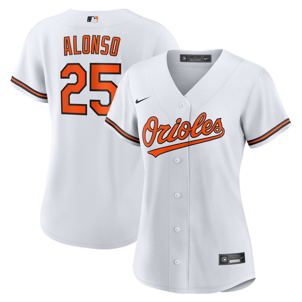 Baltimore Orioles Pete Alonso Women's Home Replica Jersey | White