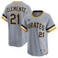 Pittsburgh Pirates Roberto Clemente Throwback Cooperstown Limited Jersey | Gray