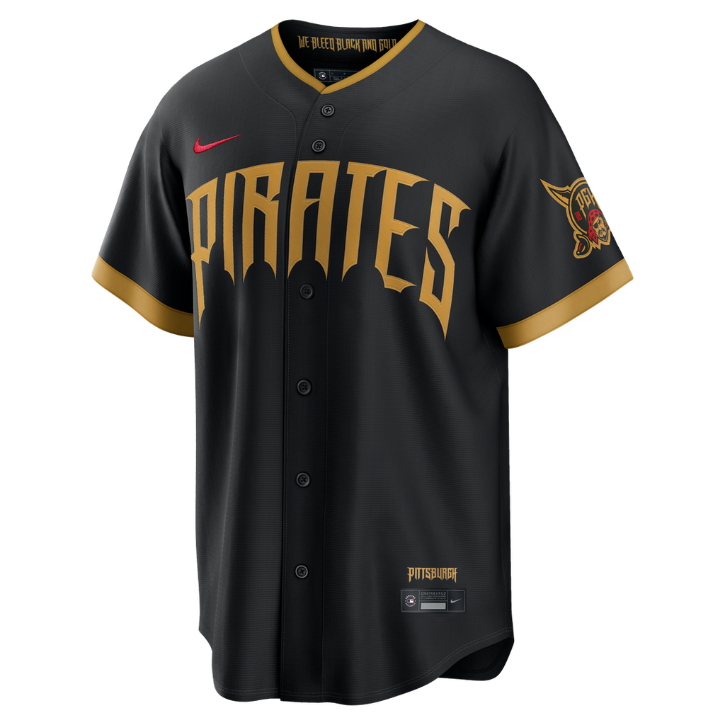 Pittsburgh Pirates Oneil Cruz 2026 City Connect Stadium Jersey | Black