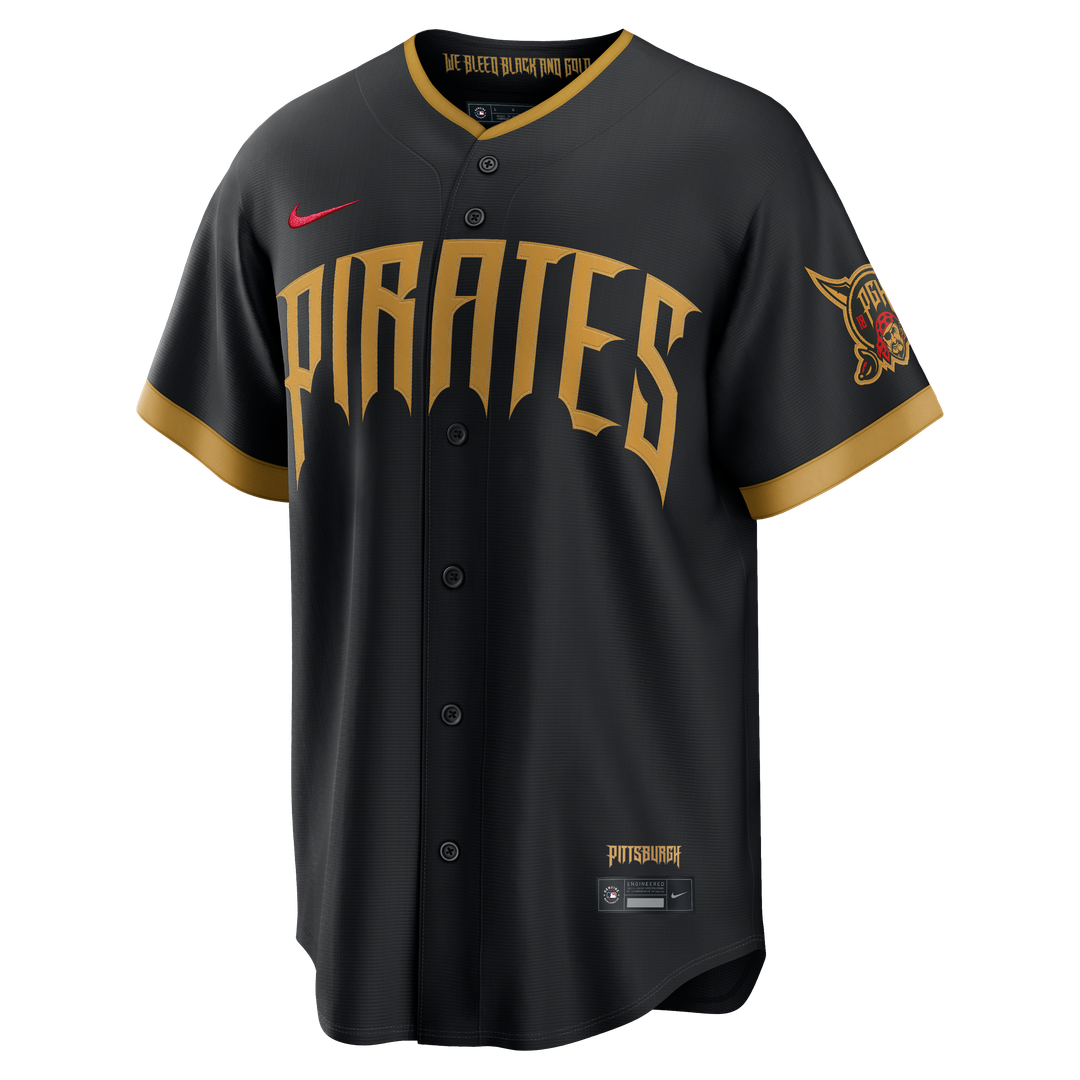 Pittsburgh Pirates Oneil Cruz 2026 City Connect Stadium Jersey | Black