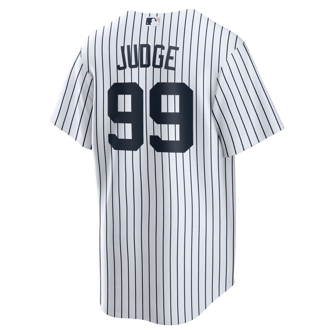 New York Yankees Aaron Judge Home Replica Player Name Jersey | White