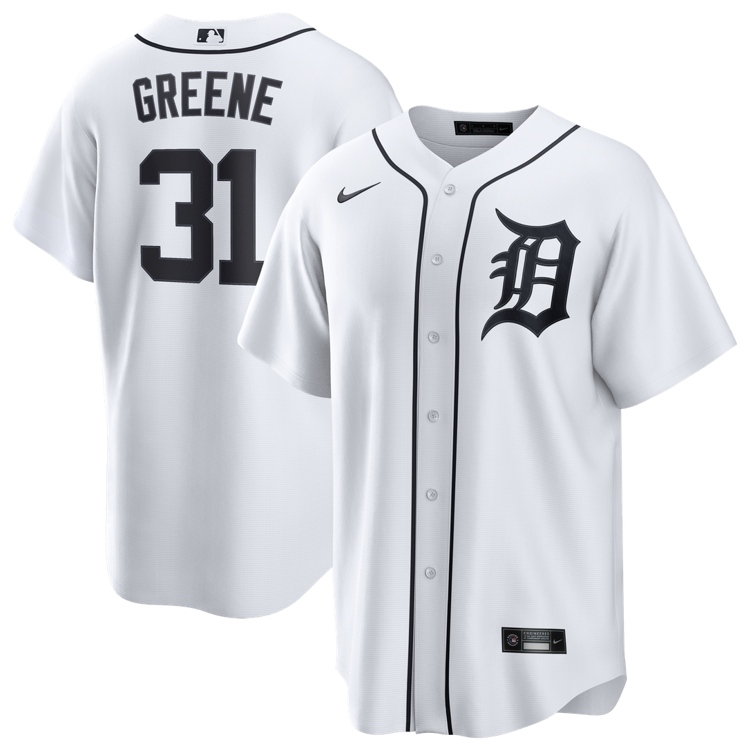Detroit Tigers Riley Greene Home Replica Jersey | White