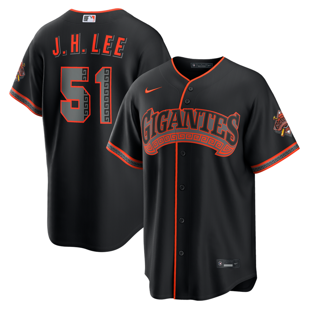 San Francisco Giants Jung Hoo Lee Alternate Stadium Jersey | Black