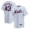 New York Mets Huascar Brazobán Home Replica Jersey | White