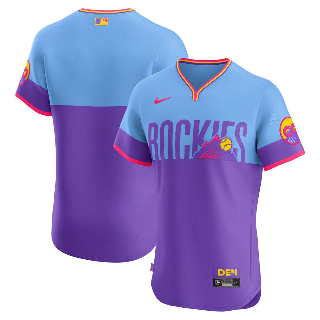 Colorado Rockies 2025 City Connect Elite Jersey | Purple