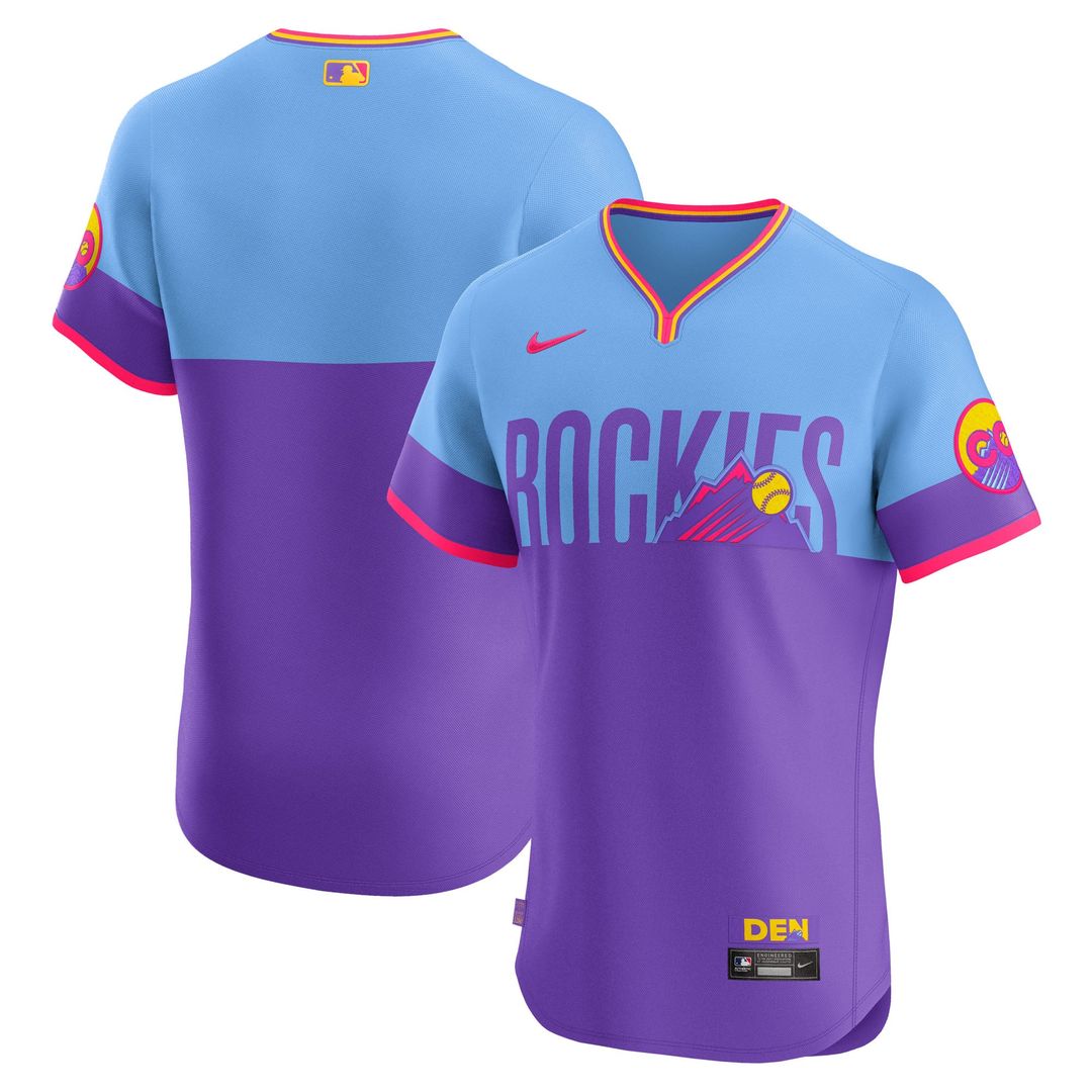 Colorado Rockies 2025 City Connect Elite Jersey | Purple