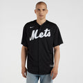 New York Mets Francisco Lindor Replica Jersey | Black