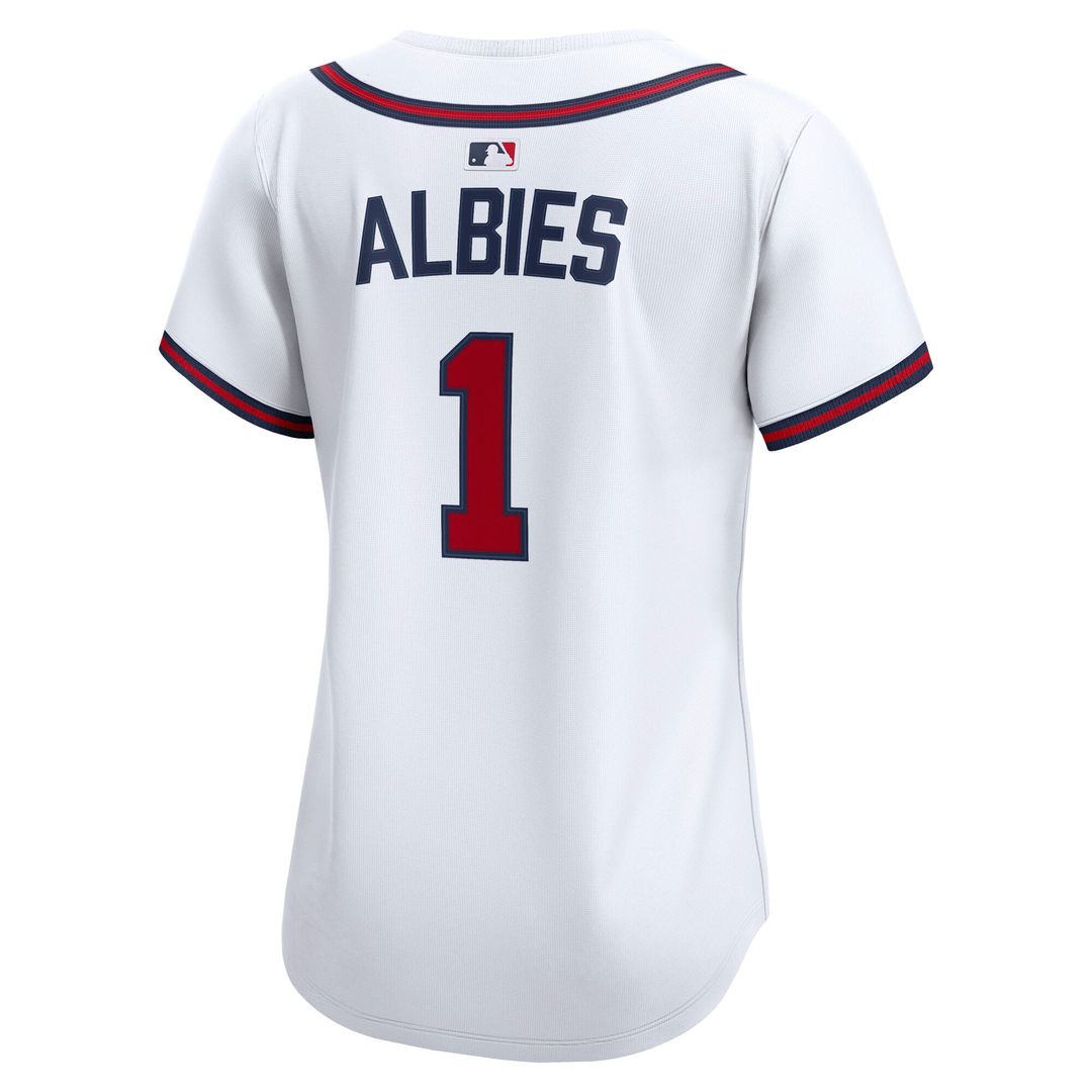 Atlanta Braves Ozzie Albies Women's Home Limited Jersey | White