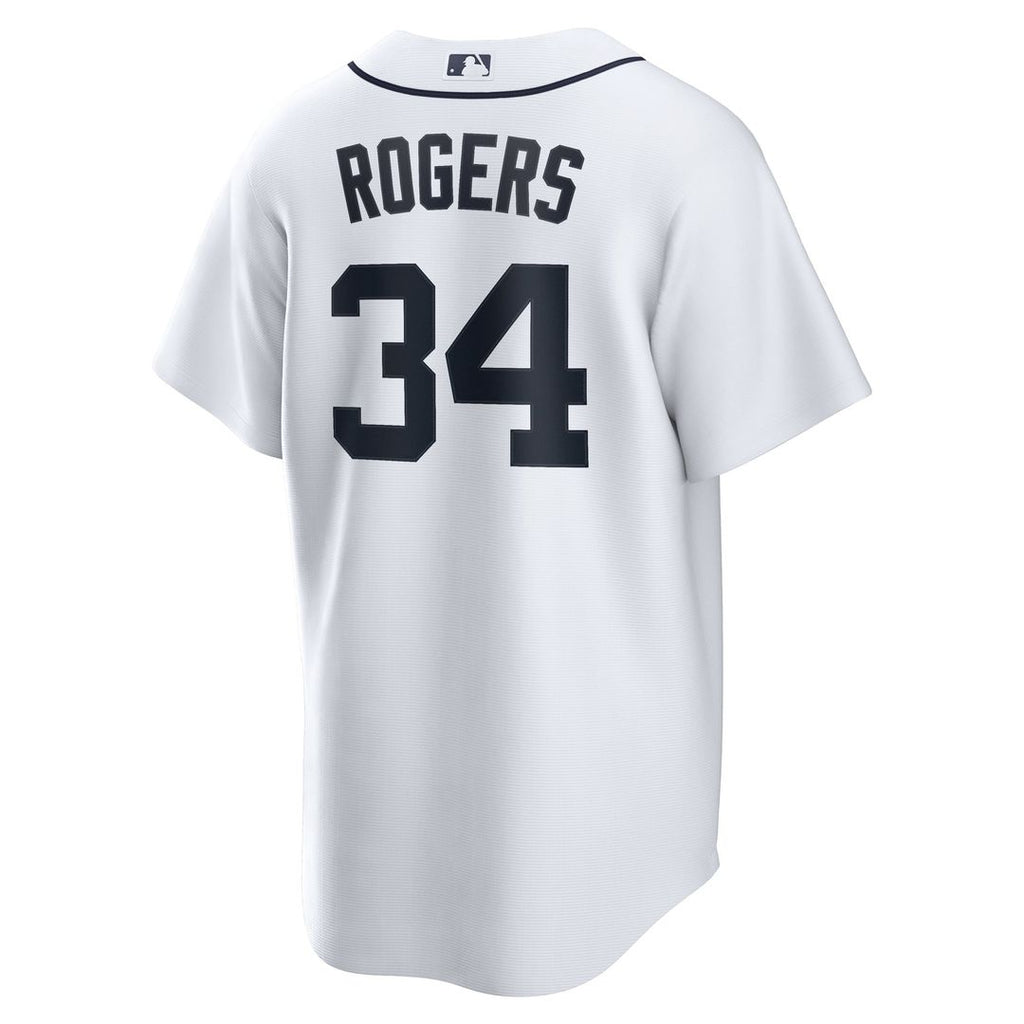 Detroit Tigers Jake Rogers Home Replica Jersey | White