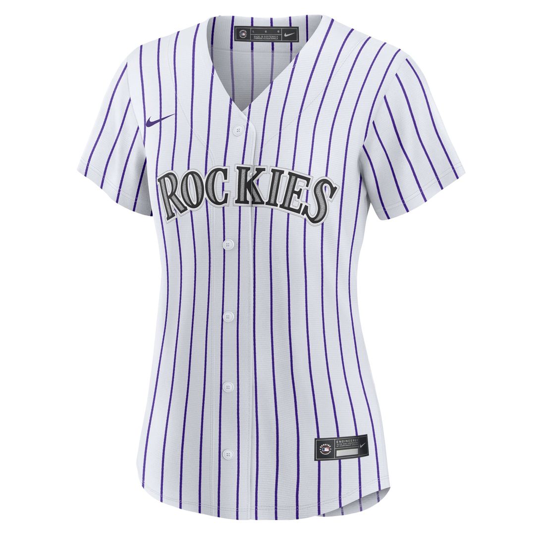 Colorado Rockies Brenton Doyle Women's Home Replica Jersey | White