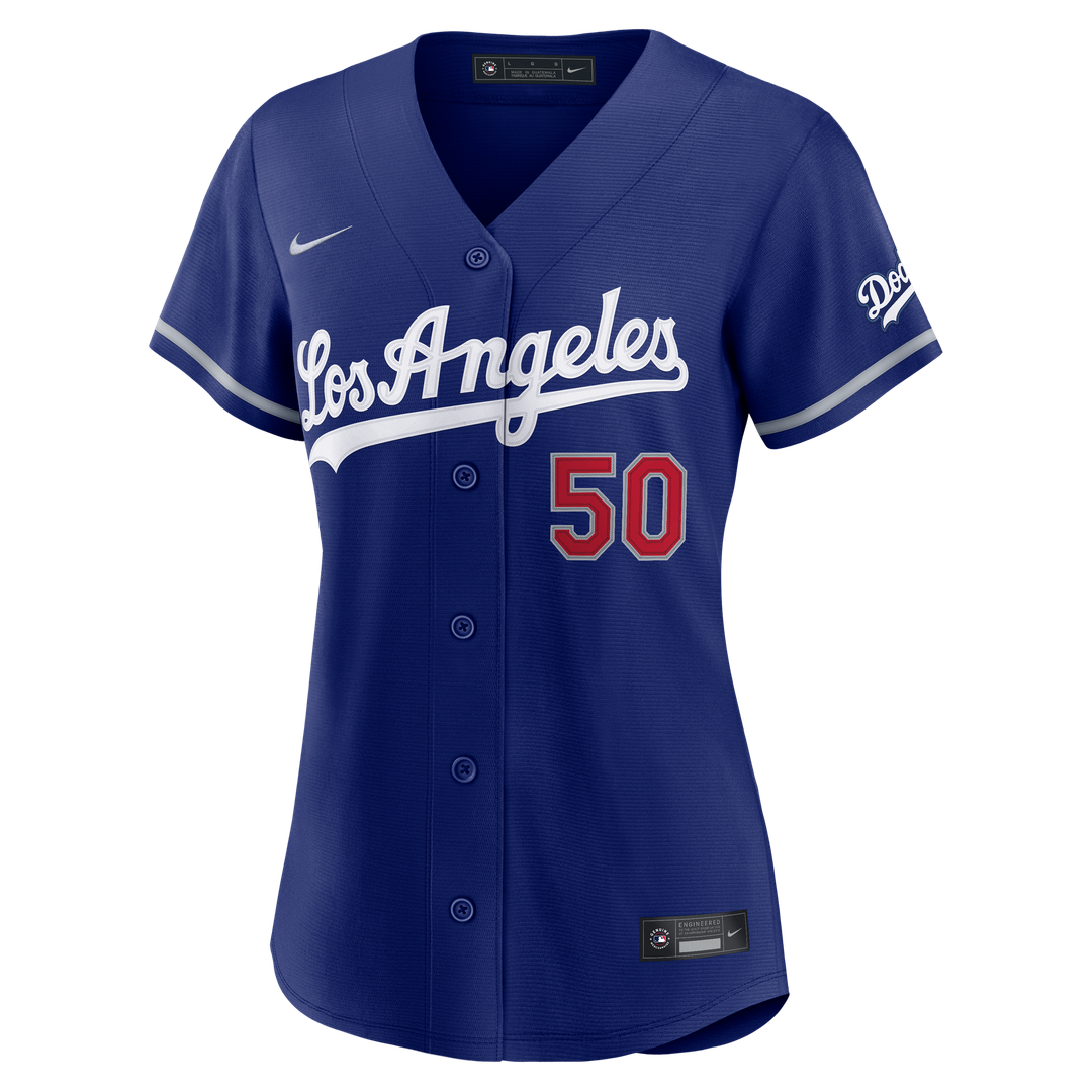 Los Angeles Dodgers Mookie Betts Women's Alternate Stadium Jersey | Royal