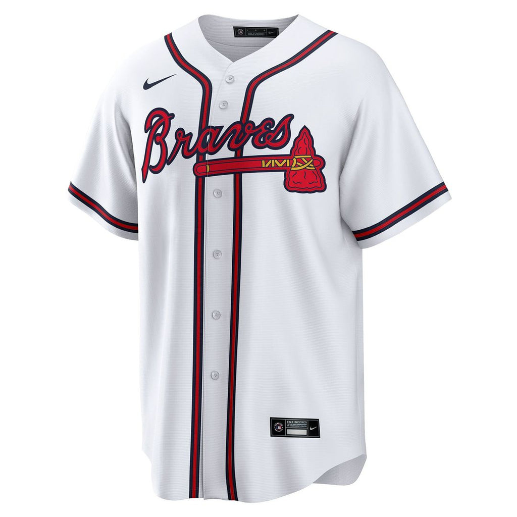 Atlanta Braves Joe Jiménez Home Replica Jersey | White