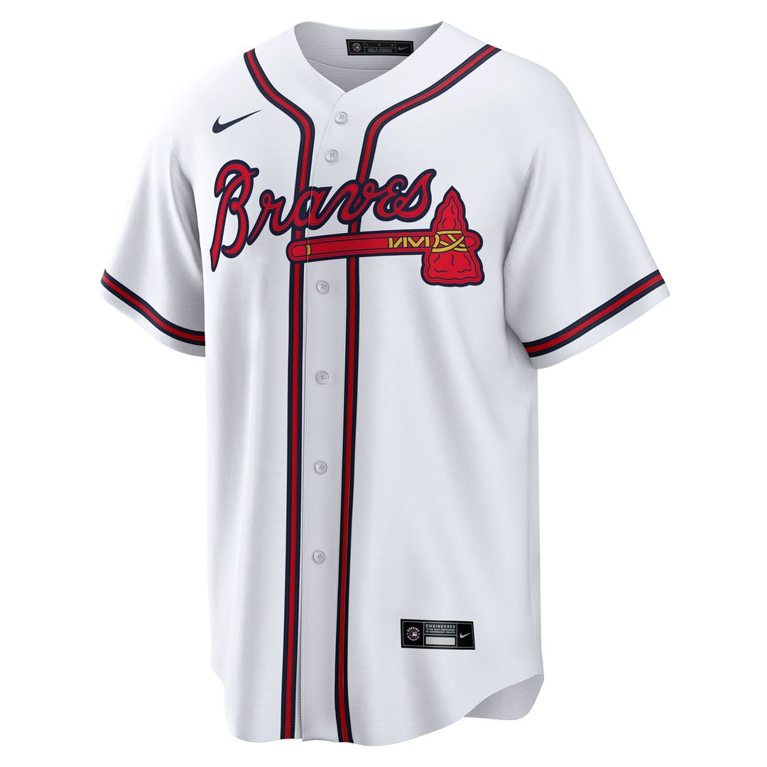 Atlanta Braves Joe Jiménez Home Replica Jersey | White