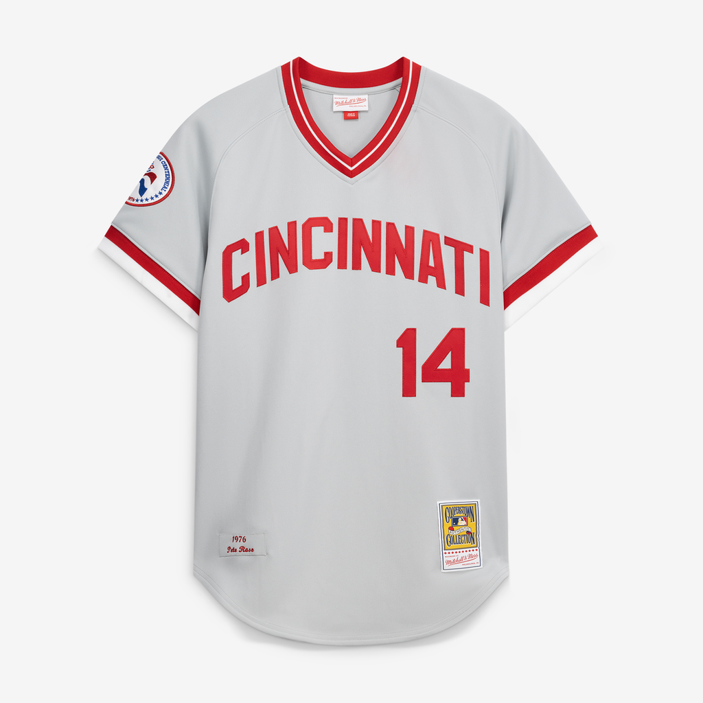 Cincinnati Reds Pete Rose 1976 Authentic Jersey | Gray