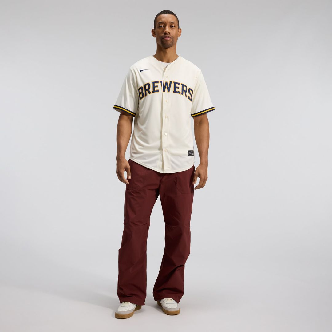 Milwaukee Brewers Home Replica Team Jersey | Cream