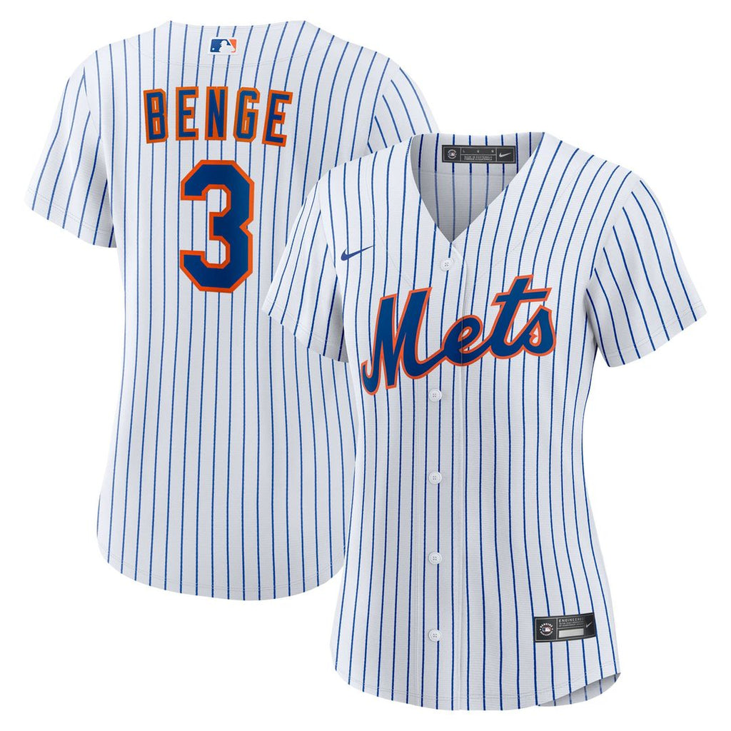 New York Mets Carson Benge Women's Home Replica Jersey | White