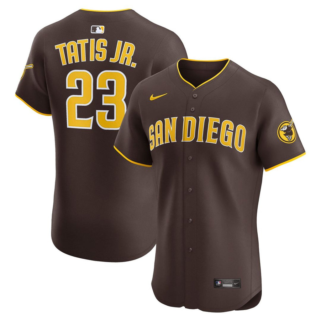 San Diego Padres Fernando Tatis Jr. Road Elite Jersey | Brown