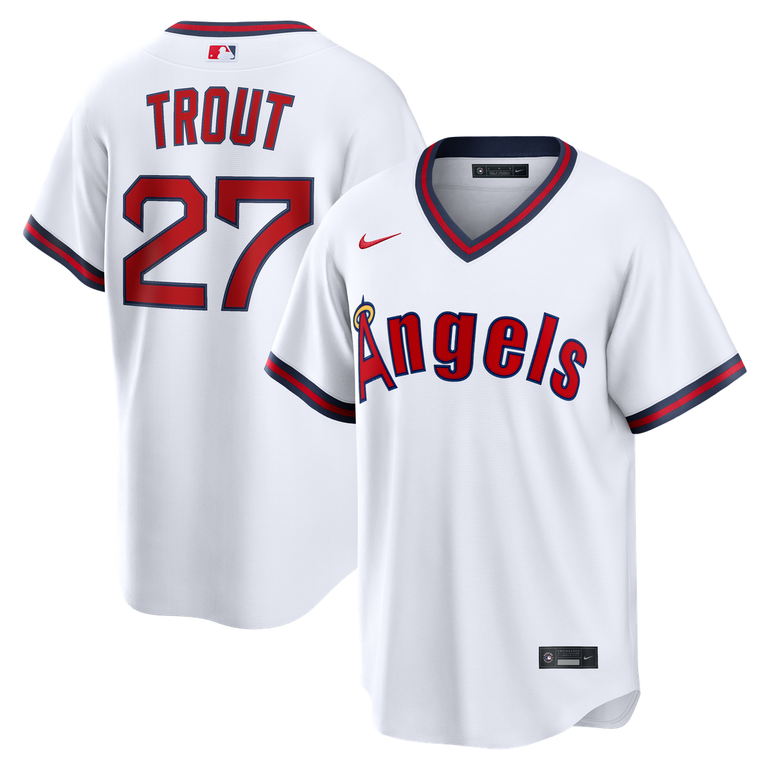 Los Angeles Angels Mike Trout Alternate Replica Jersey | White