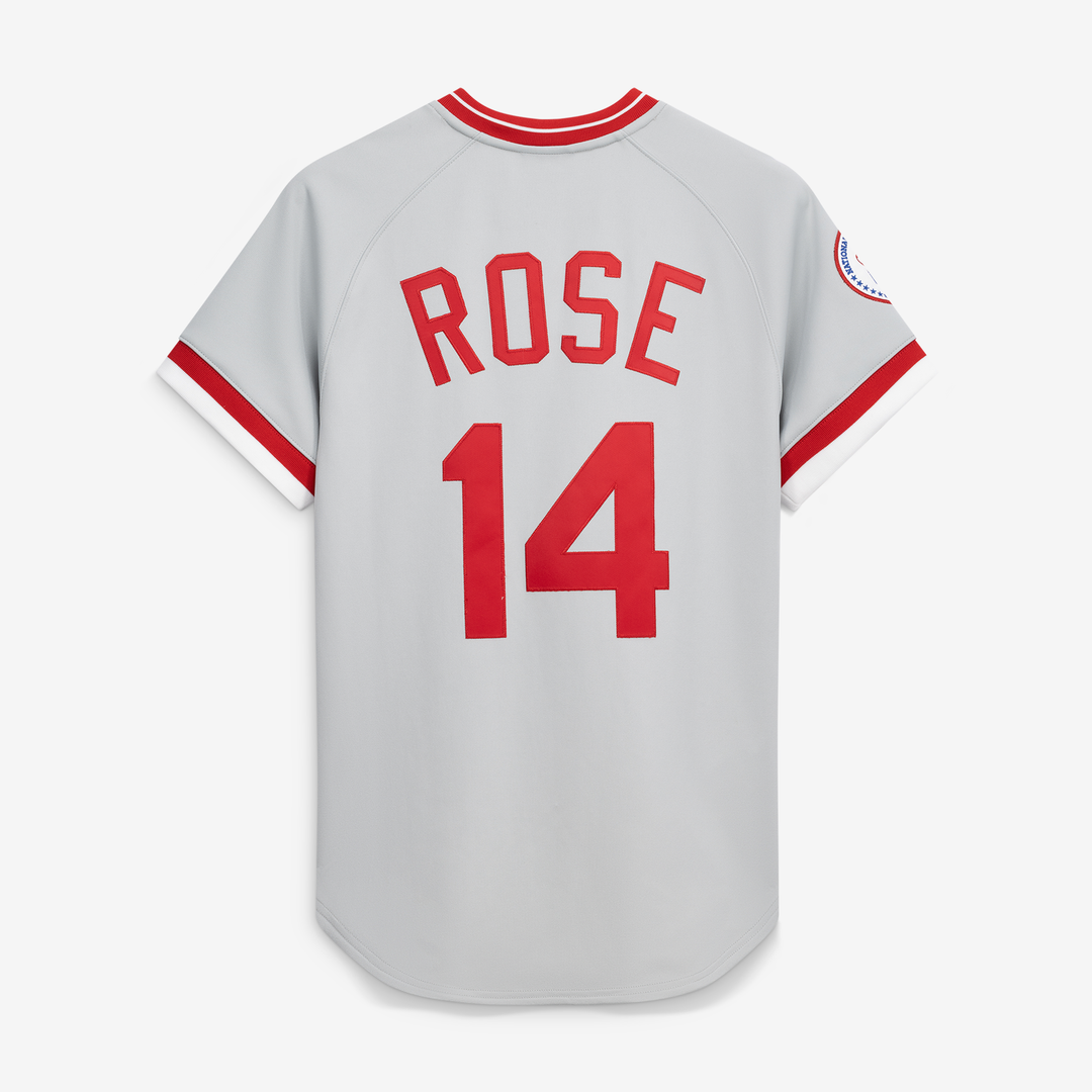 Cincinnati Reds Pete Rose 1976 Authentic Jersey | Gray