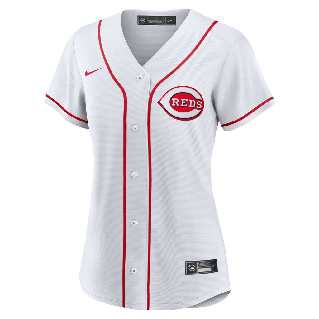 Cincinnati Reds Hunter Greene Women's Home Replica Jersey | White