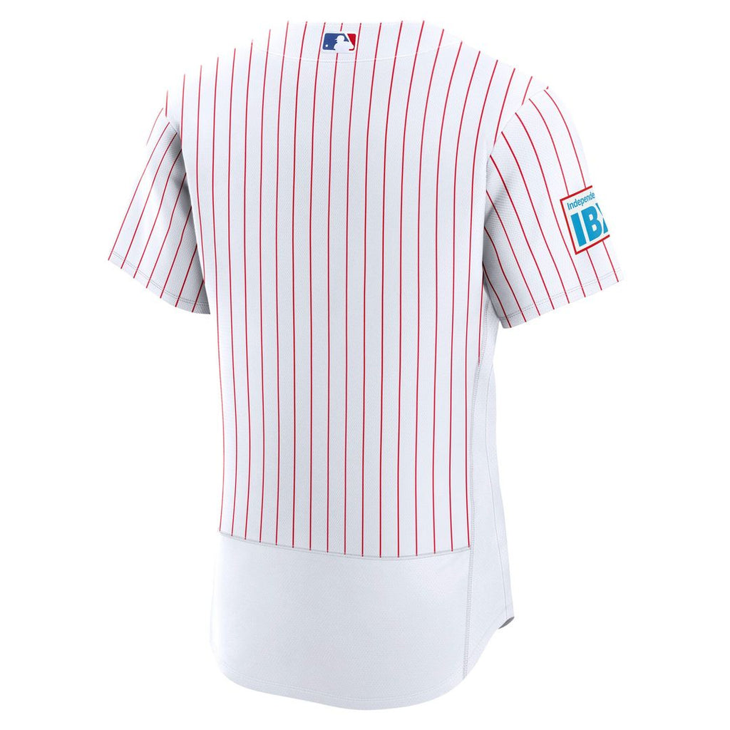 Philadelphia Phillies Home Sponsor Patch Authentic Jersey | White