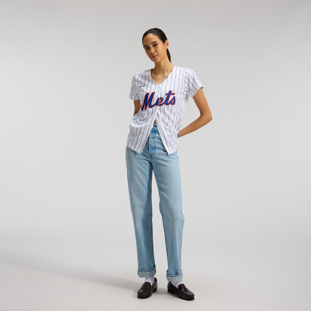 New York Mets Women's Home Replica Team Jersey | White