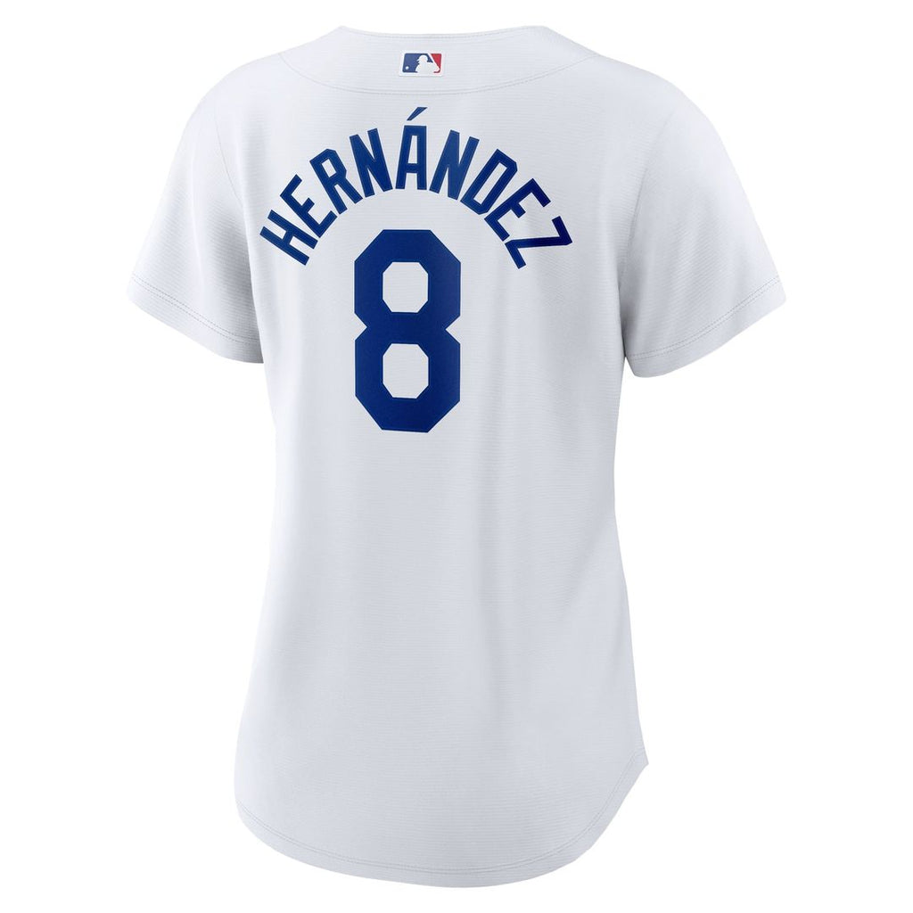 Los Angeles Dodgers Enrique Hernández Women's Home Replica Jersey | White