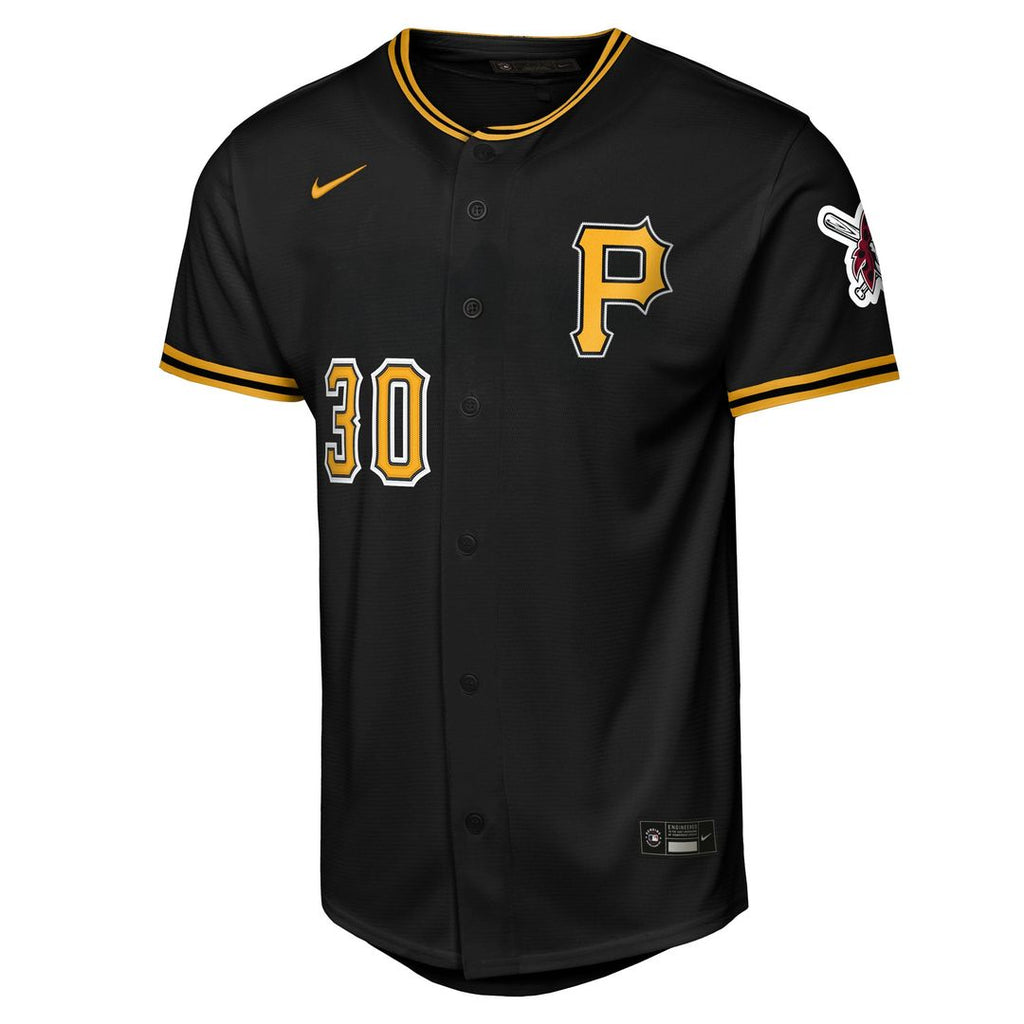 Pittsburgh Pirates Paul Skenes Youth Alternate Stadium Jersey | Black