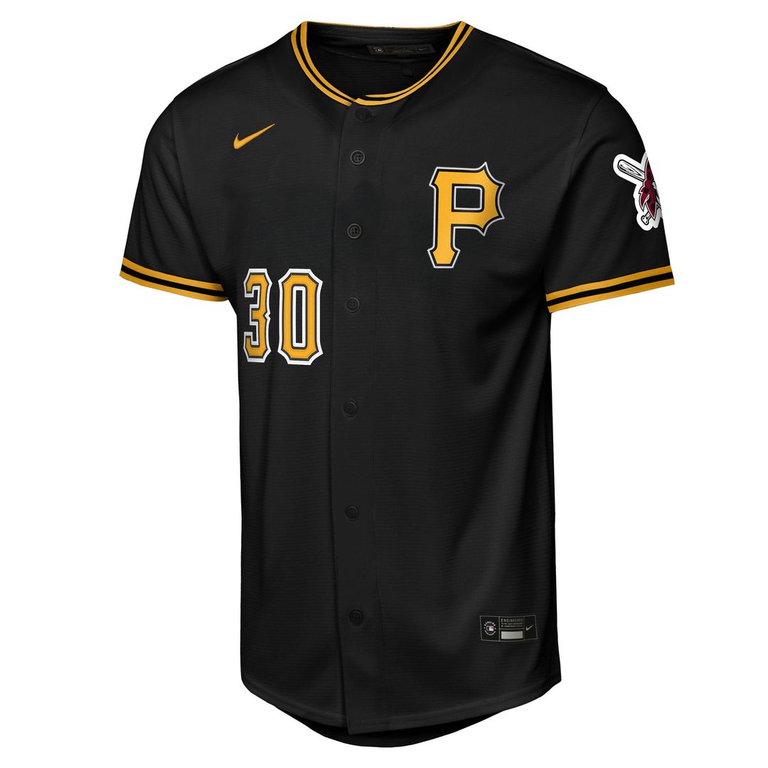 Pittsburgh Pirates Paul Skenes Youth Alternate Stadium Jersey | Black