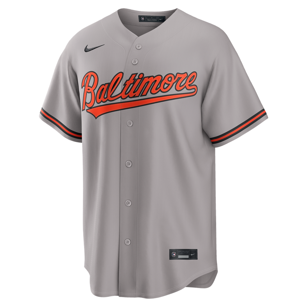 Baltimore Orioles Gunnar Henderson Road Replica Jersey | Gray
