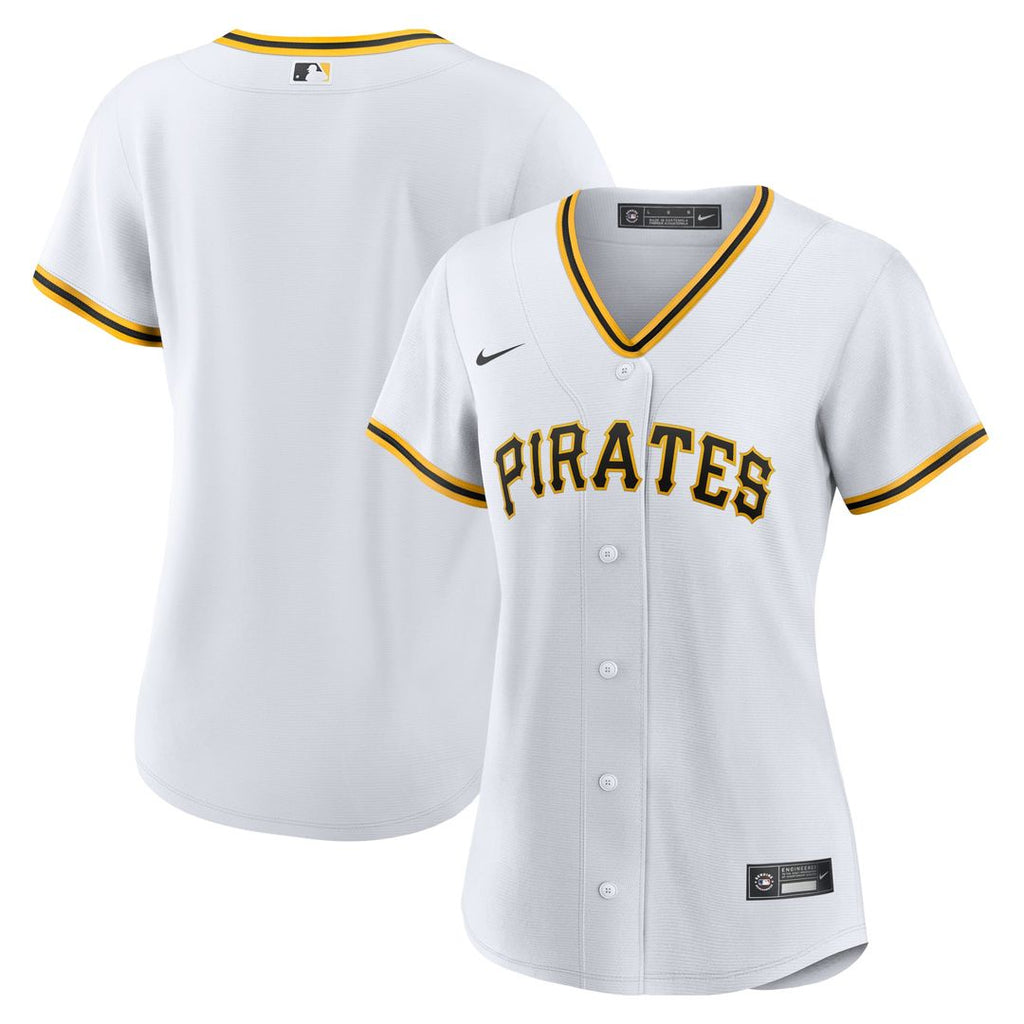 Pittsburgh Pirates Women's Home Replica Team Jersey | White