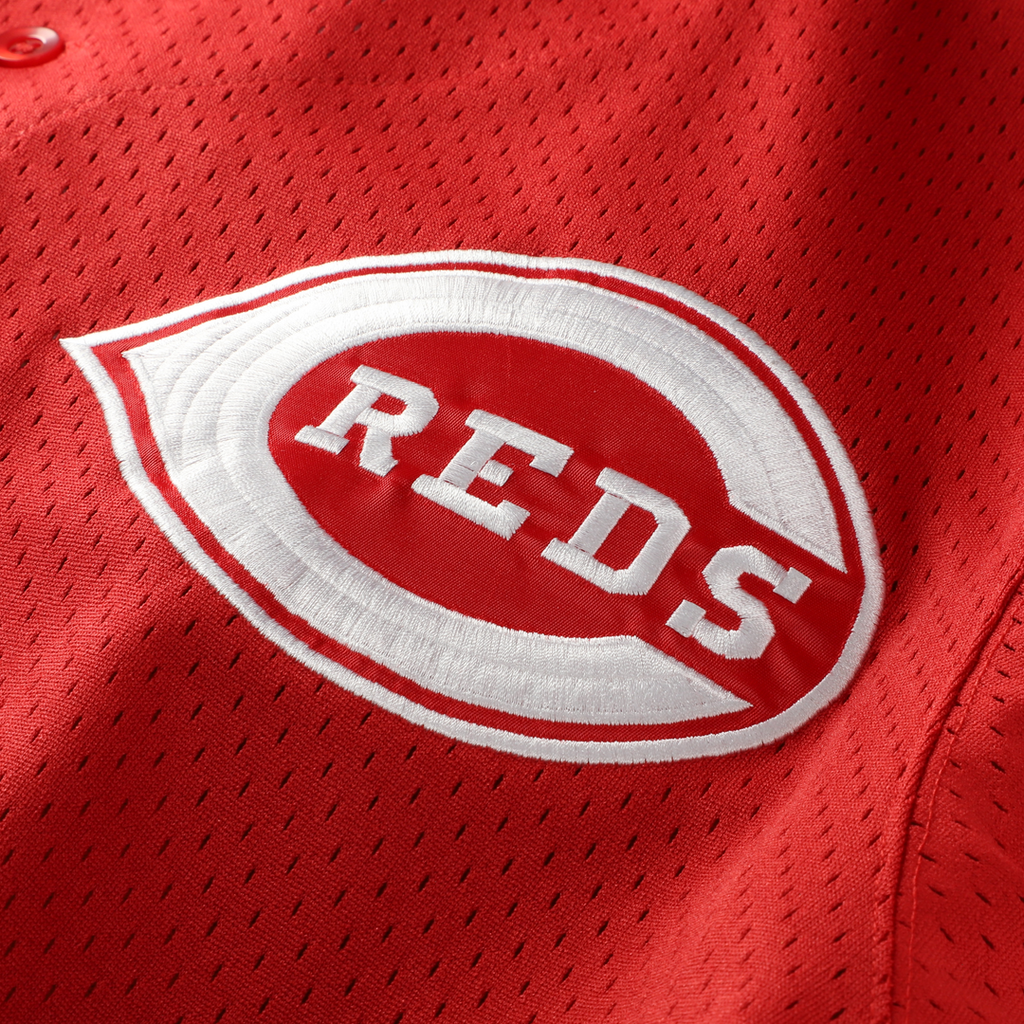 Cincinnati Reds Deion Sanders Big & Tall Cooperstown Mesh Batting Practice Jersey | Red