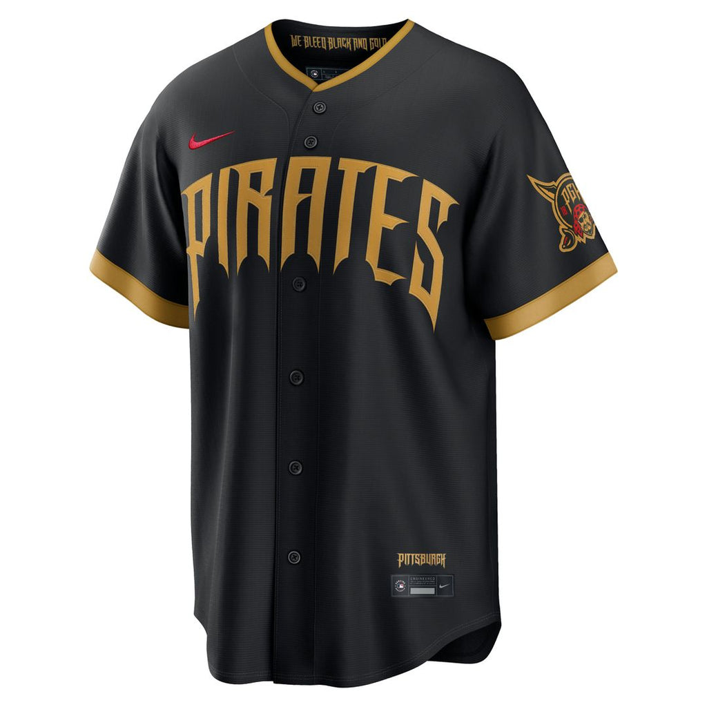 Pittsburgh Pirates Paul Skenes 2026 City Connect Stadium Jersey | Black