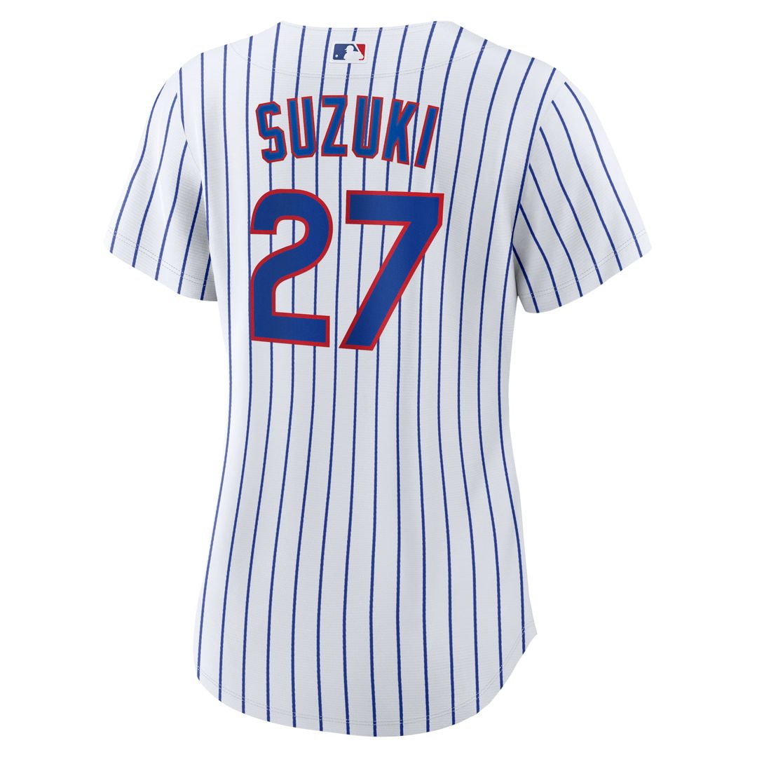 Chicago Cubs Seiya Suzuki Women's Home Replica Jersey | White