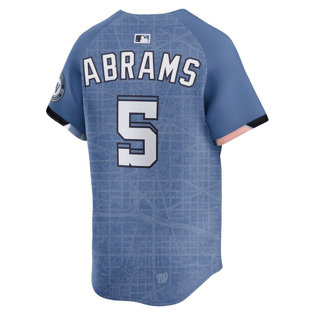 Washington Nationals CJ Abrams 2025 City Connect Limited Jersey | Blue