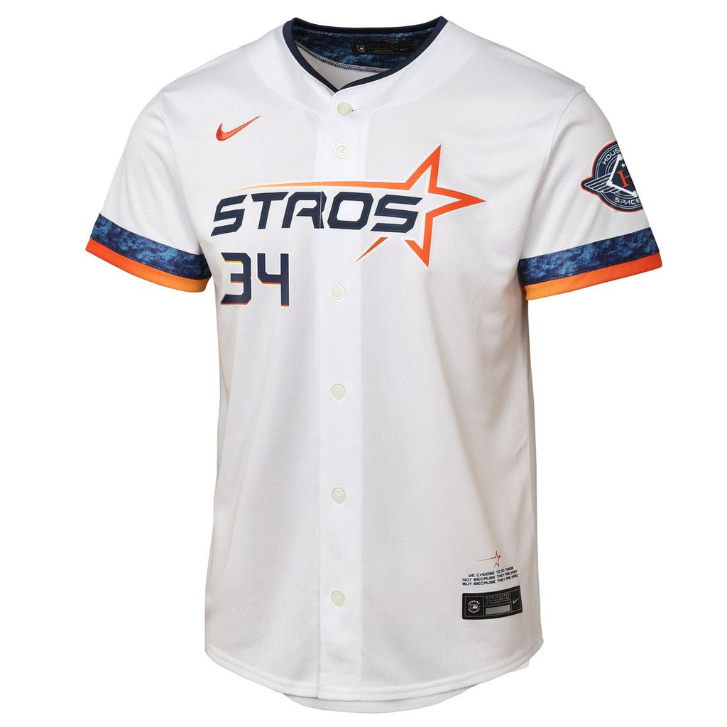 Houston Astros Nolan Ryan Youth 2025 City Connect Limited Jersey | White