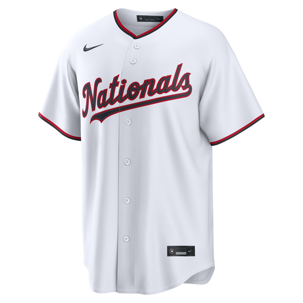 Washington Nationals James Wood Home Replica Jersey | White